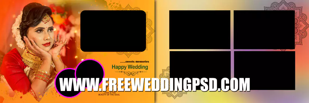 indian wedding karizma album psd templates free download